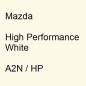 Preview: Mazda, High Performance White, A2N / HP.